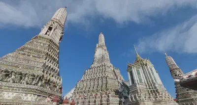 Wat Arun Ratchawararam Ratchawaramahawihan (Wat Arun temple), Bangkok, Thailand.