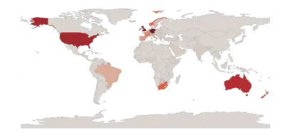 Image: RSEs in the world in 2018, originally shared in the blog What do we know about RSEs? Results from our international surveys.