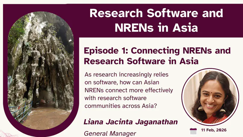 Connecting NRENs and Research Software in Asia