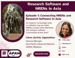 Connecting NRENs and Research Software in Asia