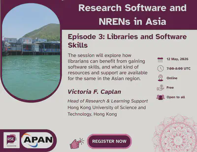 Research Software, Libraries, and Research Support