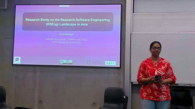 Halò Scotland! Speaking at EPCC in the Edinburgh Sunshine